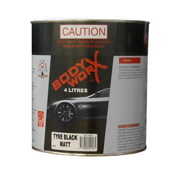 GPI B/W TYRE BLACK MATT 4L - BWTB4 